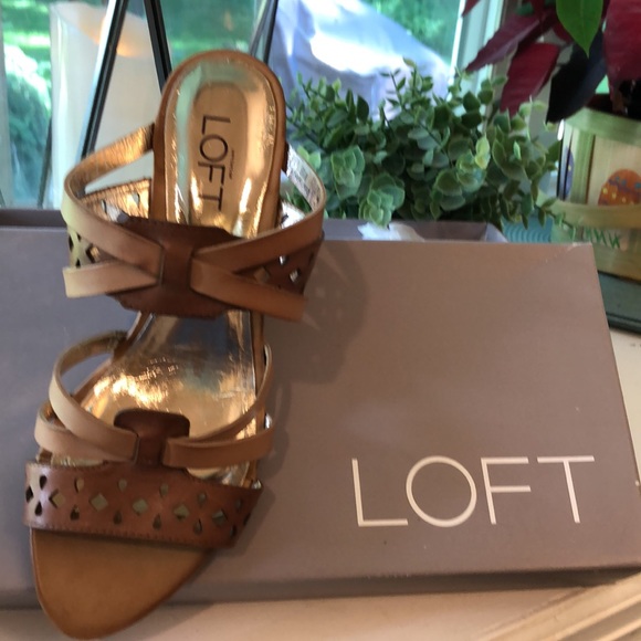 ANN TAYLOR LOFT Leather Sandals - Picture 4 of 16